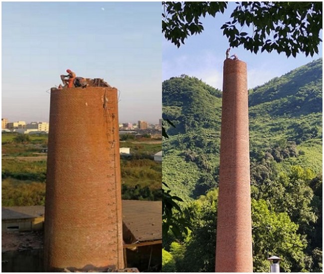 煙囪拆除常見的幾種解決方案